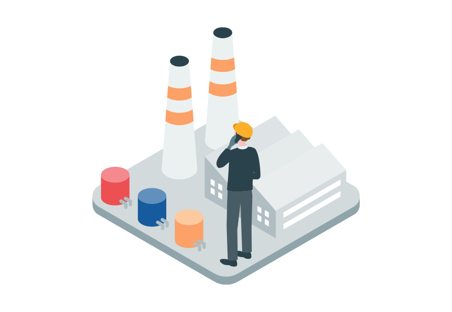 工場のイラスト